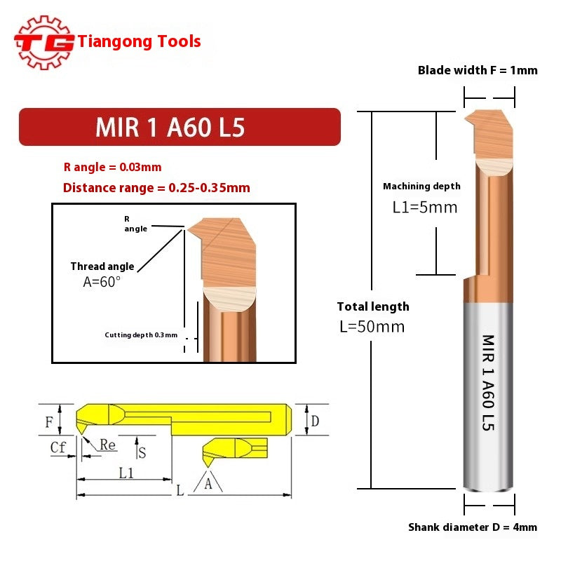 1121-MIR Small Bore Boring Tools Carbide MIL Coated Milling Cutter CNC Machining Center Stainless Steel End Mills Shandong Denso Pricision Tools Co.,Ltd.